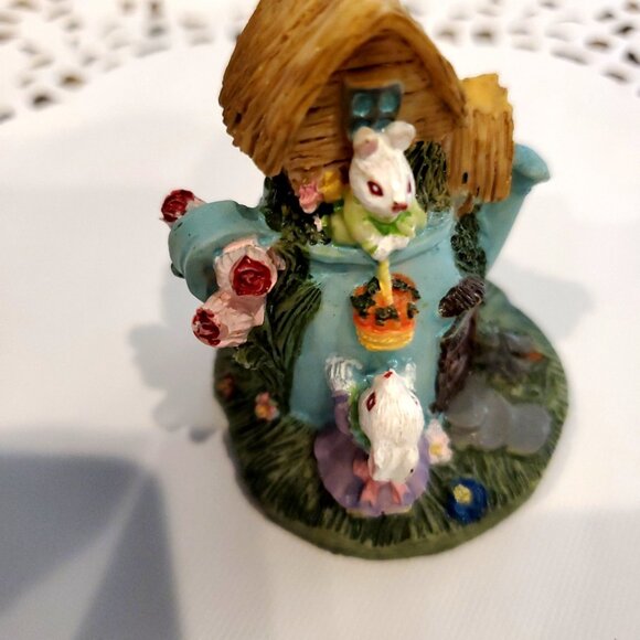 L@@K Three (3) Cute Bunny Rabbit Assortment Figurines - Picture 5 of 6